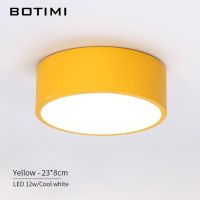 Modern LED Ceiling Lights 23CM Colorful Surface Mounted Luminaires For Corridor Colors Metal Lampshade Kids Room Dining Lamp