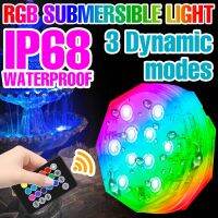 RGB Submersible Light Wireless Swimming Pool Lamp SMD 5050 Multi Color Night Light Pool Light Party Wedding Christmas Decoration