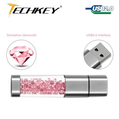 【CW】 Lipstick usb flash drive 4GB 8GB 16GB 32GB 64GB crystal Jewelry creative u disk pen drive pendrive memory card disk