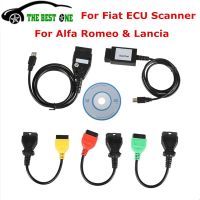 Full Version V4.8 Multiecuscan For Fiat ECU Scanner Diagnostic Tool 5pcs Cables For Alfa Remeo &amp; Lancia &amp; Fiat ECU Programmer