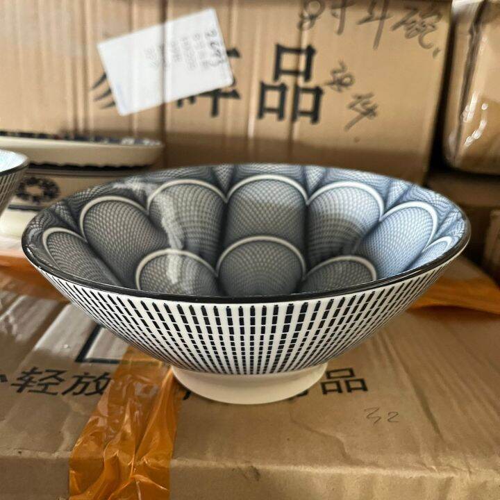 ชามราเมง-ชามทรงสูง-ขนาด8นิ้ว-สูง4นิ้ว-ceramic-bowl-ถ้วยสไตล์ญี่ปุ่น-ชามเซรามิคเนื้อหนา-ถ้วยสวยๆถ้วยราคาถูก