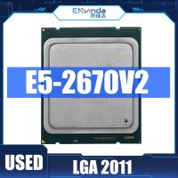 ZZOOI Intel Xeon Used Serve Processor E5 2670 V2 E5-2670 V2 CPU 2.5 LGA 2011 SR1A7 Ten Cores Desktop Processor E5 2670V2