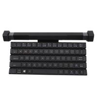 Reel Keyboard Outdoor Portable Wireless Bluetooth Speaker Folding Mini Keyboard Black