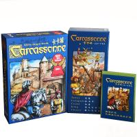 [BBEES] 2022 Hot Carcassonne 5 In 1 2 In 1 Expand Board Game 2-5 Players For Family/party/gift Best Gift Funny Tile-Placement Game