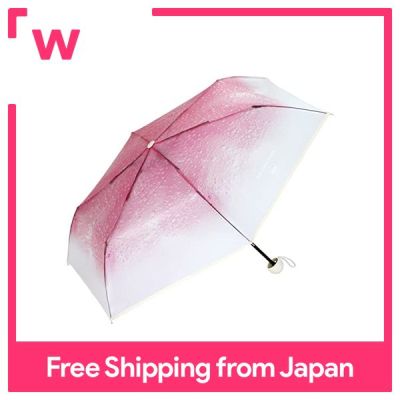 Wpc.rain Umbrella [ร่มไวนิล] Traveling Cafe X Wpc.™ร่มแบบพับขนาดเล็กสีชมพูร่มครีมโซดาขนาด50ซม. พร้อมเครื่องรางรูปเชอรี่รูปไอศกรีมย้อนยุคร้านกาแฟแท้อีโมไฟเบอร์กลาส PT-TA003ผู้หญิงที่มีสไตล์น่ารักทนทาน-002