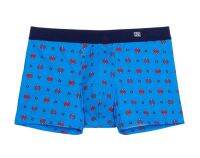 HOM (ออฮ์ม) รุ่น 402143-I0BI กางเกงในชาย Boxer ผ้า Cotton ผิวสัมผัสนุ่ม  สีสรรสดใส ขอบเอวโชว์โลโก้เก๋ไม่ซ้ำใคร ปลายขาไม่ม้วน