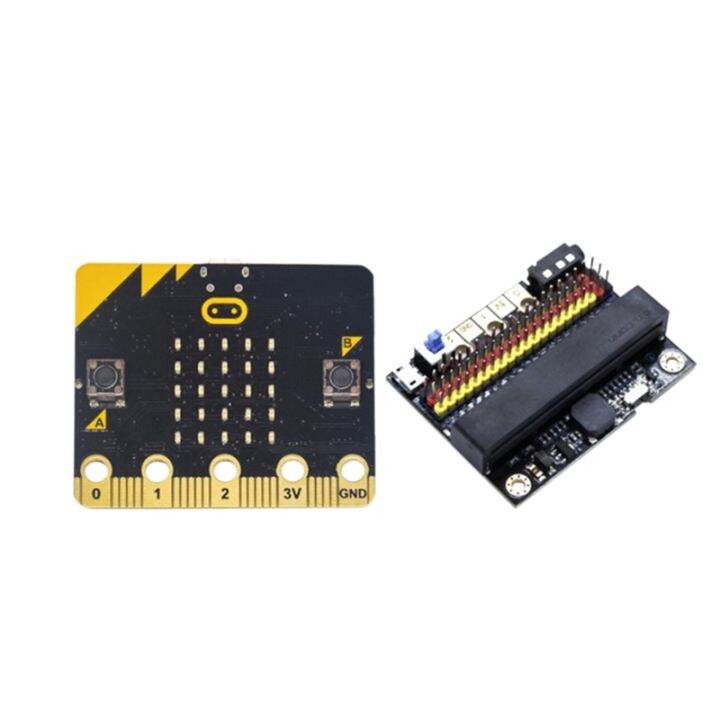 BBC Microbit Go Start Kit with MicroBit BBC IO V2.0 Expansion Board DIY ...