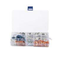 Screw Washer Set Wear Resistant Anti Rust Repair Kit 140pcs Flat Washer Aluminum Washers Moisture Proof Gasket For Sedans Cars Trucks Motorcycles Pickups very well