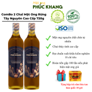Mật Ong Phúc Khang - Combo 2 chai mật ong rừng Tây Nguyên Phúc Khang 720G