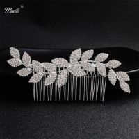 [hot]✐  Newest Leaves Hair Combs Austrian Wedding Accessories Bridal Headpieces Jewelry