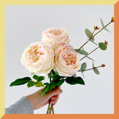 ดอกกุหลาบปลอม ดอกไม้งานแต่งงาน อุปกรณ์ประกอบฉาก อุปกรณ์ถ่ายภาพ ดอกไม้ตกแต่งบ้าน
