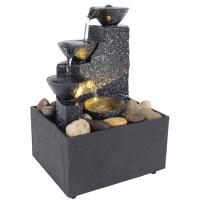 Home Office Desktop Small Fountain Lucky Flowing Water Ornaments Landscape Decoration Craft Gifts