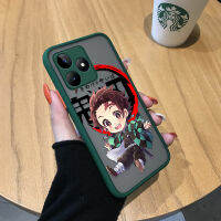 Case4you เคสสำหรับ Realme C53 Realme Narzo N53อนิเมะฆ่าปีศาจเคสโทรศัพท์ Kamado Tanjiriou แบบนิ่มมีน้ำค้างแข็งโปร่งใสขอบแข็งเคสป้องกันกล้องคลุมทั้งหมด