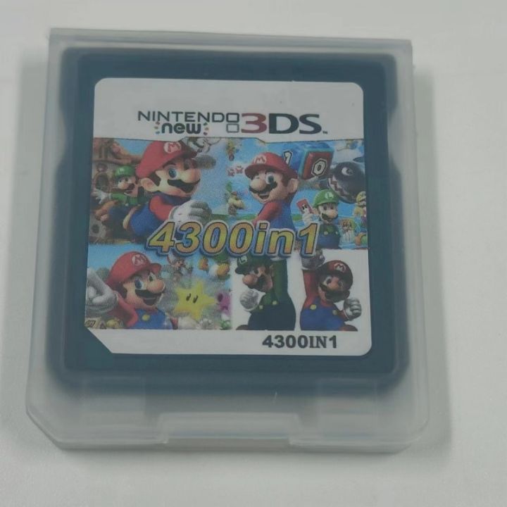 3ds-การ์ดตลับเกม-nds-4300-in-1การรวบรวม-ds-nds-3ds-3ds-ndsl-r4วิดีโอเกมเวอร์ชันการ์ดความจำภาษาอังกฤษ