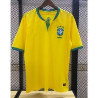 High quality [High Quality] 22 23 World Cup Brazilian Home Football Uniform Top Ready Stock Inventory S-3XL