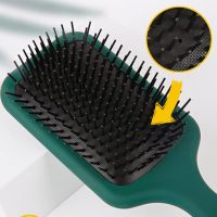 New Plastic Large Comb Texture Frosted Black Scalp Massage Comb Airbag Air Cushion Hair Brush Ju28 21 Dropshipping