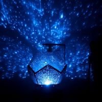 Play the stars rotating star projector projection lamp romantic dream all over the sky star trill creative small night light -xkd23052526