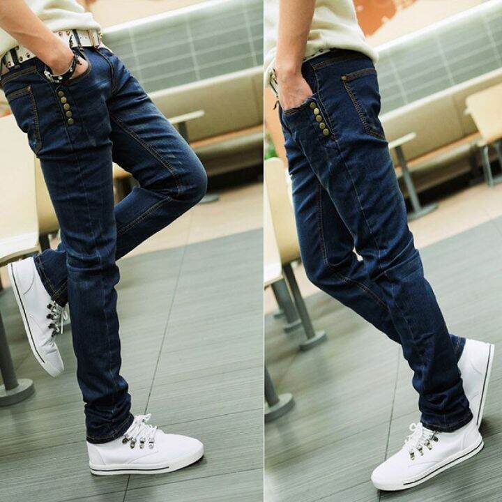 CODddngkw3 Seluar Jeans Kasual Lelaki Baru Seluar Kasual Denim Nipis