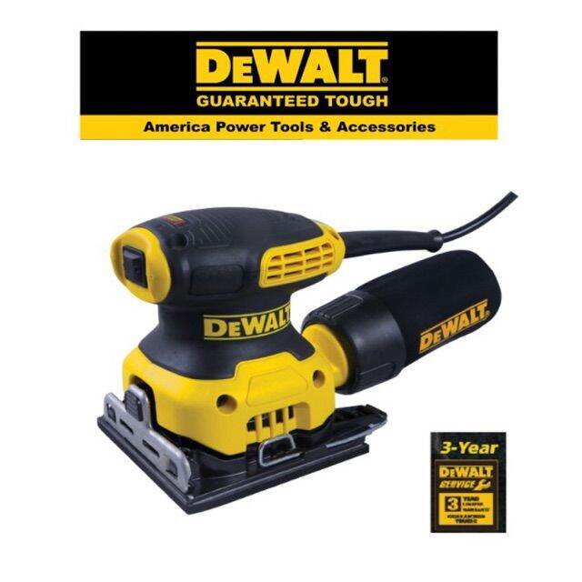 [100 ORIGINAL] DEWALT 230W 1/4” ELECTRIC SHEET SANDER (DWE6411) Lazada