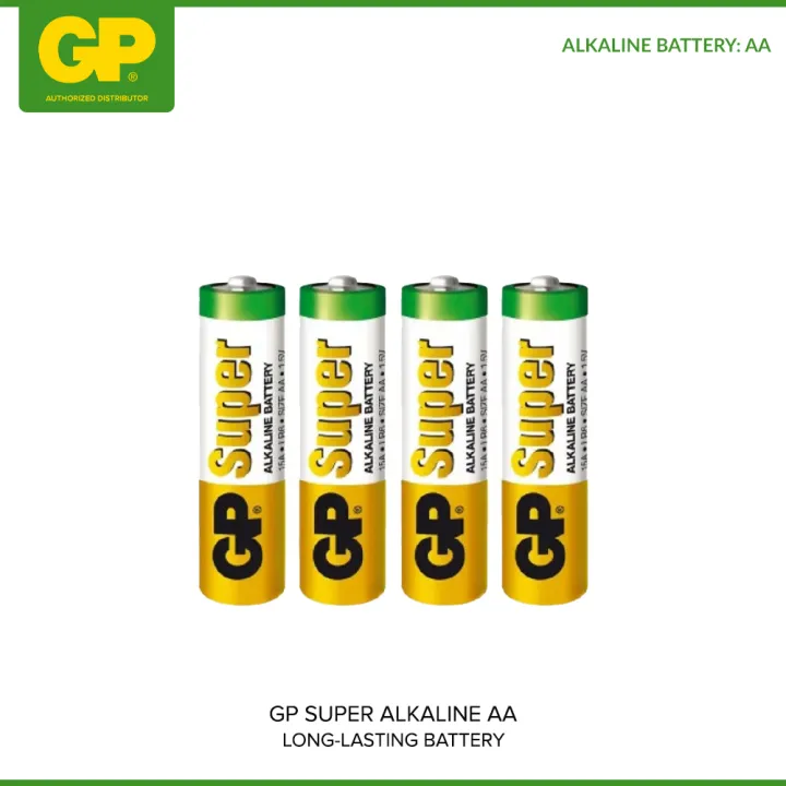 GP Super Alkaline AA Battery Pack of 4 Lazada PH