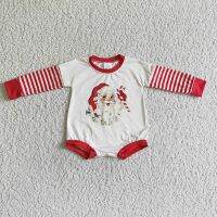【cw】 Christmas NewbornOnesie BabyBoy Romper Children RedLong Sleeve Jumpsuit Kid Toddlerpiece New Clothes
