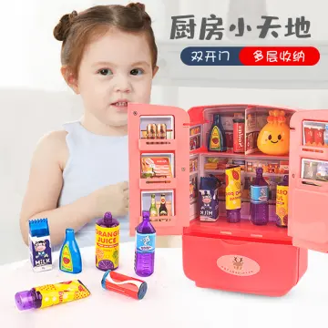 Naievear Mini Fridge Toy Cute Realistic Small Simulated Nice