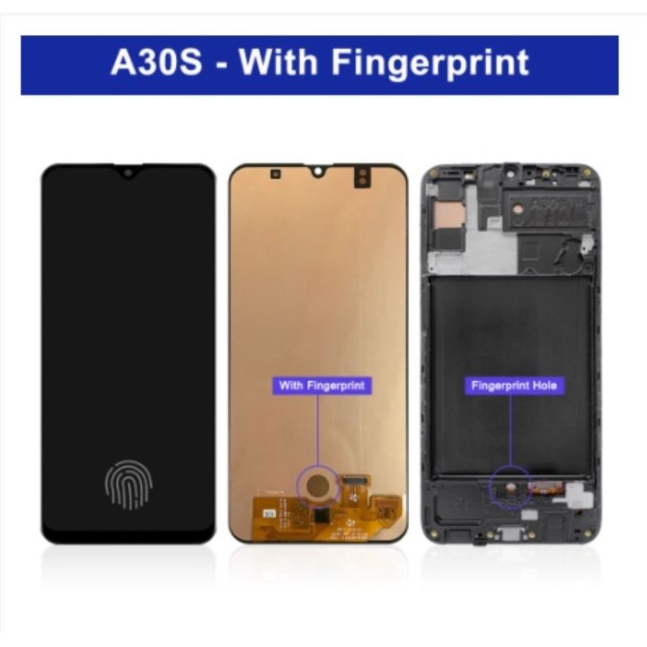 Samsung Lcd For A30s No Finger Print And A30s With Fingerprint Lazada Ph