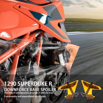 ใหม่สำหรับ1290 SUPERDUKE R 2020ที่ปิดแผงชิ้นส่วนรถจักรยานยนต์2021ด้านข้างสปอยเลอร์เปลือยกายแบบคงที่ Winglet Fairing Wing Deflectors
