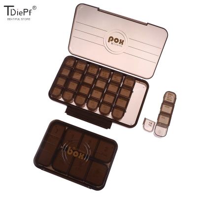 【CW】 7Days Medicine French Holder Drug Weekly Pill Organizer Tablet Compartment