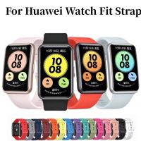 ♦❃✓ สายรัดซิลิโคนสำหรับนาฬิกา Huawei Fit ใหม่นาฬิกาสมาร์ทเดิม Tonal BUCKLE สายรัดข้อมือสำหรับ Huawei Fit สายนาฬิกา Correa