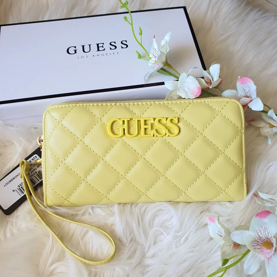 Guess on sale wallet yellow