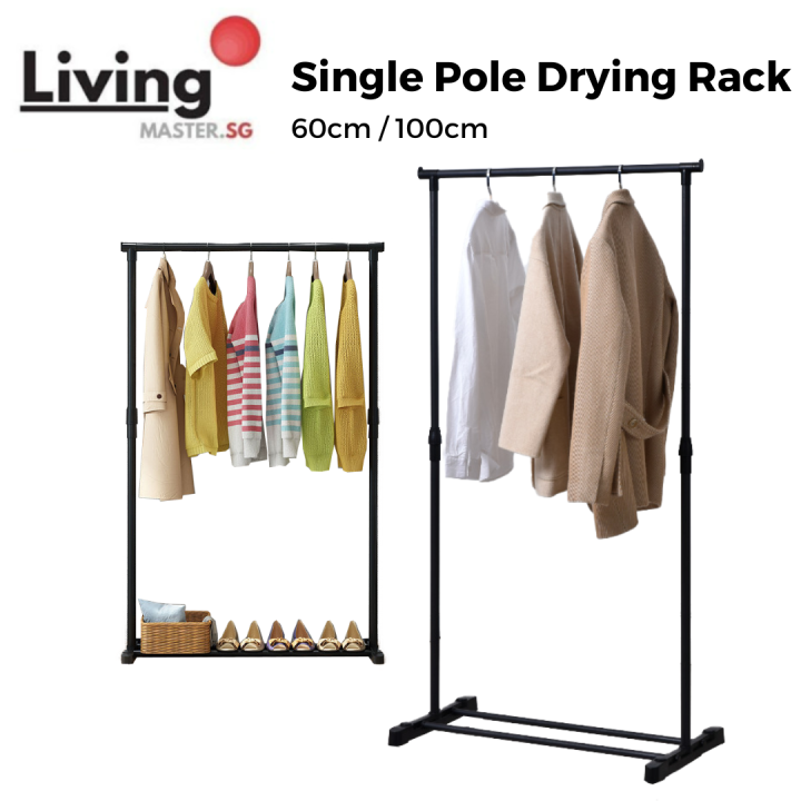 Simple Clothes Rack Drying Hanging Height adjustable Laundry