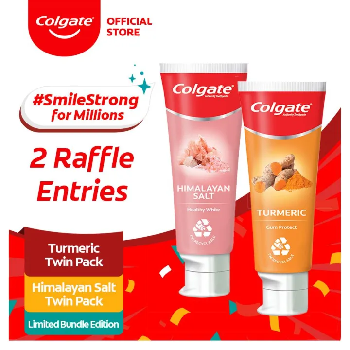 【Cash on delivery】 Colgate Naturals Himalayan and Turmeric Toothpaste