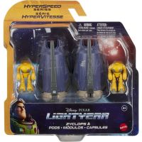 Mattel Disney Pixar Lightyear Hyperspeed Series Zyclops &amp; Pods Vehicles With Mini Figures (HHJ96) ของเล่นแอ็กชั่นฟิกเกอร์ ยานอวกาศ ไซคลอปส์ แอนด์ พอดส์ ขนาด 6 นิ้ว