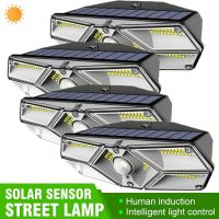 คุณภาพสูง Motion Sensor Street Light Light Terrace Street Water Solar Decoration Outdoor Wall Light Garden Dwaterproof Solar Light Led