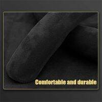 2x Black Universal 37-38cm Car Steering Wheel Booster Covers Non-Slip Plush Accessories Protective Case Interior Parts