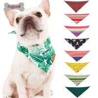 [COD] triangle scarf dog multicolor saliva towel classic festive cat handkerchief bib