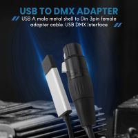 DMX512 USB DMX Interface Adapter ตัวควบคุมไฟเวที LED,อะแดปเตอร์อินเทอร์เฟซ USB เป็น DMX,ตัวควบคุม DMX