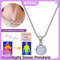 MOKA01 สร้อยคอลดความอ้วนและลดน้ำหนักจี้เสน่ห์สีขาว chalitted ผู้หญิงงานแต่งงาน