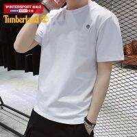 2023 New Fashion version Timberland Timberland mens short-sleeved white T-shirt 2023 summer new outdoor sports half-sleeved A6DKU