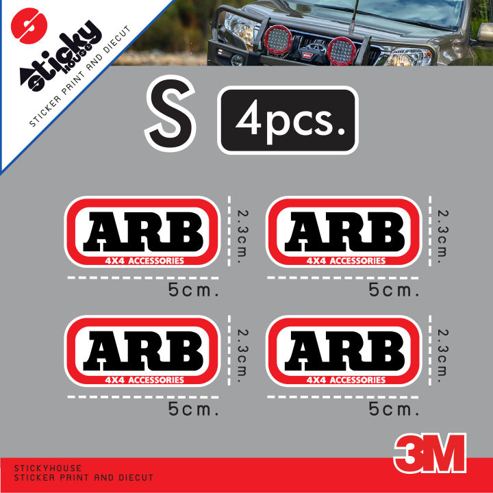 sticker-ลาย-arb-4x4-accessories-สติ๊กเกอร์-3m-งานพิมพ์คมชัด-มีหลายขนาดให้เลือก-สติ๊กเกอร์ติดได้ทุกที่-สติ๊กเกอร์แต่งรถ