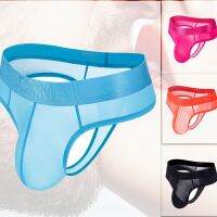 （ใหม่）บิกินี่ HombreUnderwear ผู้ชาย ThongsG StringsSissy Tanga Hombre Jockstrap ระบายอากาศ PeniseBikini T กลับ