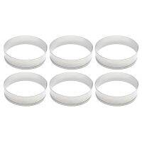 【hot】✴∋❁ 6Pcs Crumpet Bread Rings Bakery Baking Mold Tools !