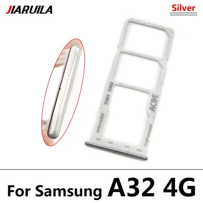ซิมเอสดีการ์ดใหม่ของแท้สำหรับ Samsung Galaxy A32 4G A52 A72โทรศัพท์ซิมที่ใส่ชิปสล็อตอะแดปเตอร์ลิ้นชักส่วนซ่อมแซม LKT37121เปลี่ยน