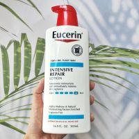 Eucerin® Intensive Repair Lotion, Fragrance Free 500 mL ยูเซอริน อินเทนซีฟรีแพร์โลชั่น บำรุงผิว สำหรับผิวแห้งมาก