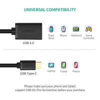 UGREEN หัวแปลง USB C TYPE C ตัวผู้ เป็น USB3.0 ตัวเมีย สำหรับ แอนดรอย USB Adapter OTG รุ่น 30701