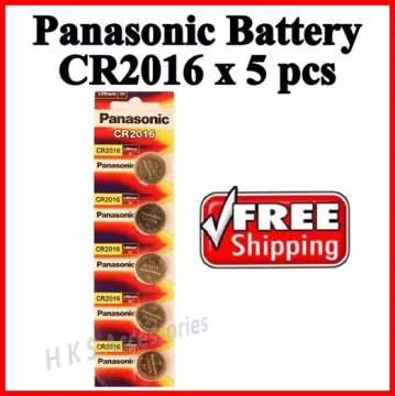 5 PC T&E CR 2016 CR2016 ECR2016 LITHIUM COIN CELL Button Battery