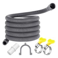 Washing Machine Drain Hose 10 Ft Flexible Dishwasher Drain Hose Extension Kits Corrugated Washer Discharge Hose