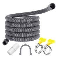 Washing Machine Drain Hose 10 Ft Flexible Dishwasher Drain Hose Extension Kits Corrugated Washer Discharge Hose