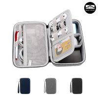Large Capacity Travel Electronics Accessories Organizer Tablet Hard Disk Cable Portable Storage Bag EVA Duricrust Airbag Adhesives Tape